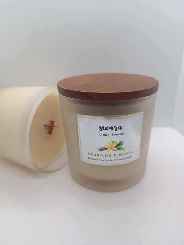 Vanilla Dreams | Vela Aromática de Baunilha | Cera de Coco | Pavio Estrelado - 385g